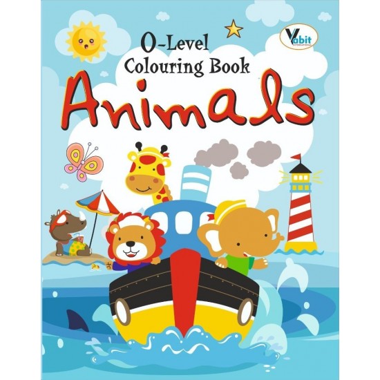 Childrens Coloring Book: Animals, Fun and Smart Coloring, Premium Paper, 16 pages, 0-Level Coloring VI-037-1